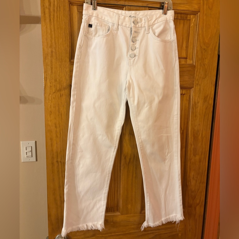 KanCan White Ankle Jeans